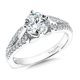 Split Shank Diamond Engagement Ring
